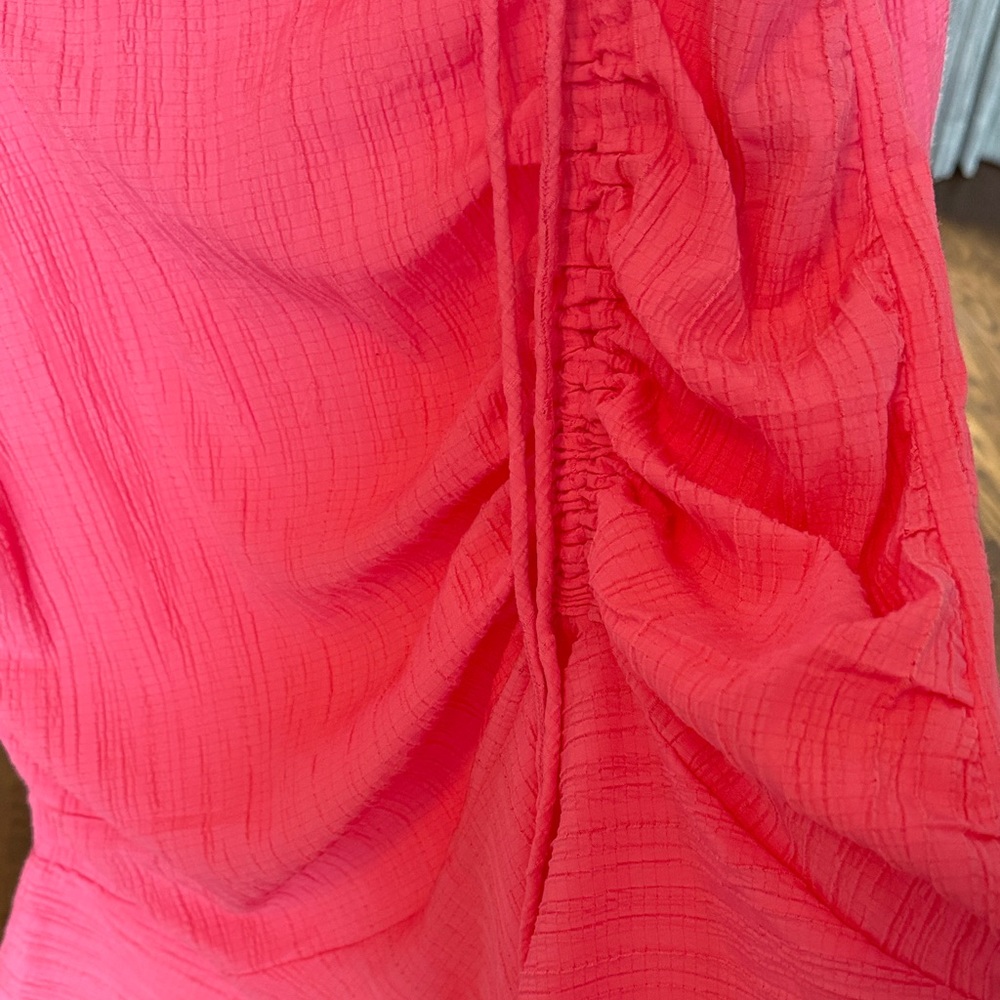 Vero Moda Pink Long Sleeve Wrap Dress - Picture 3 of 5